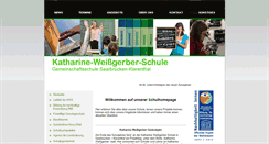 Desktop Screenshot of katharine-weissgerber-schule.de